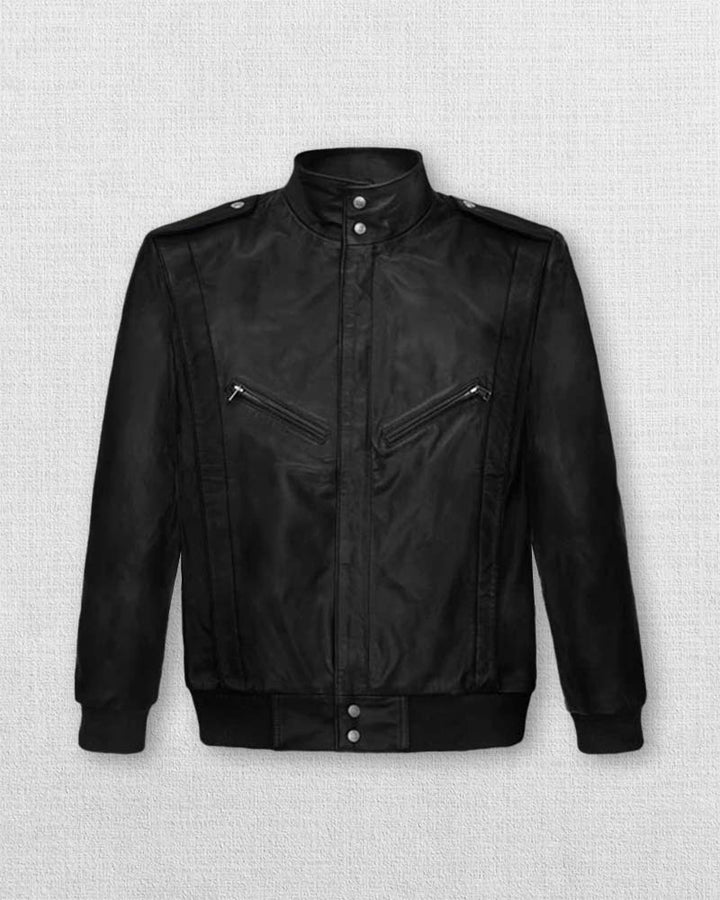 Paul Rudd-inspired leather jacket from The Shrink Next Door