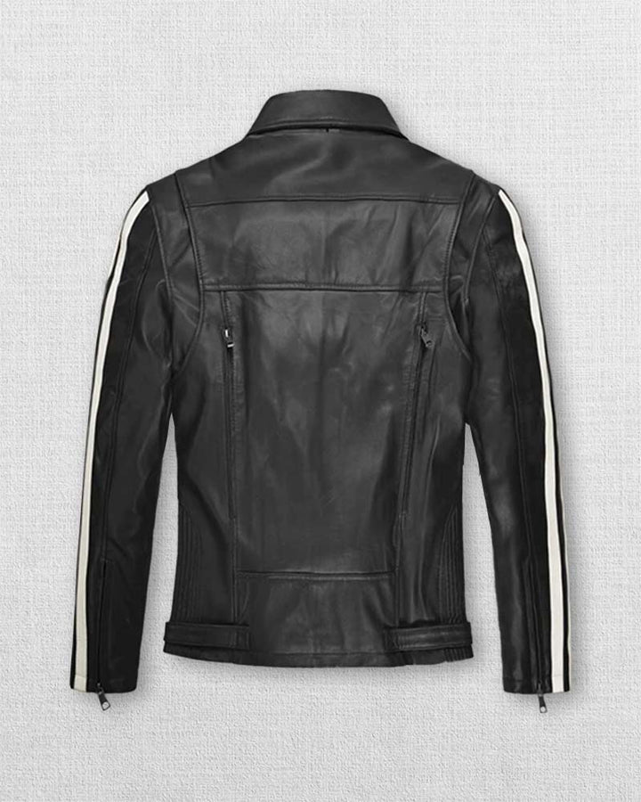 Stylish leather jacket inspired by Robert Pattinson