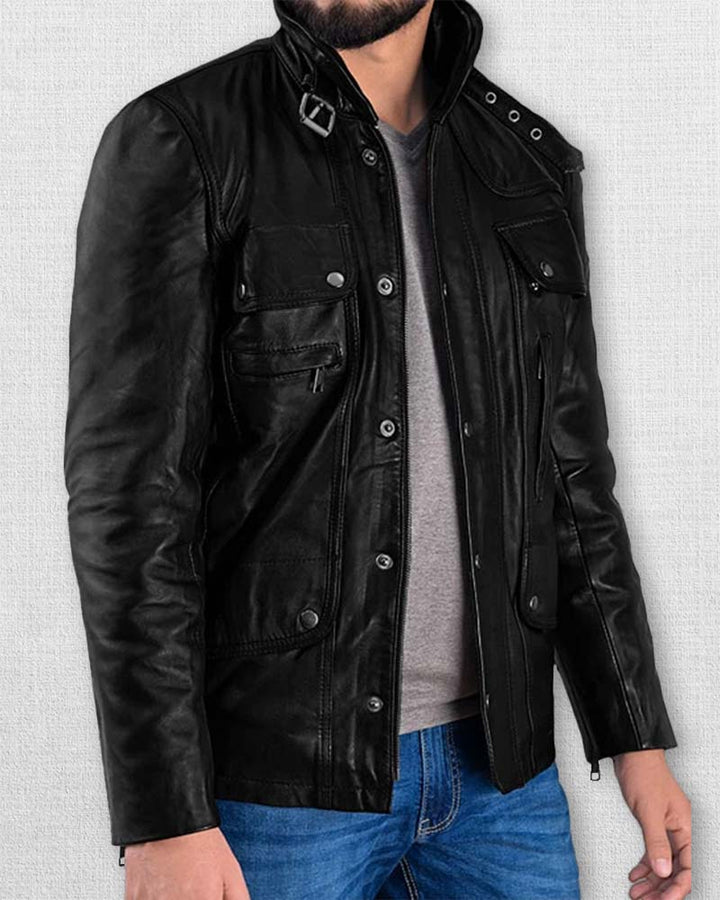 Premium quality leather jacket for fans of Supernatural