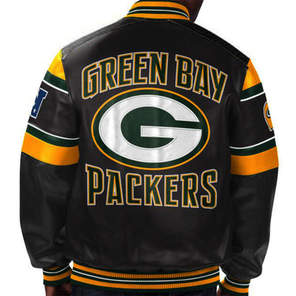 Green Bay Packers leather jacket in USA