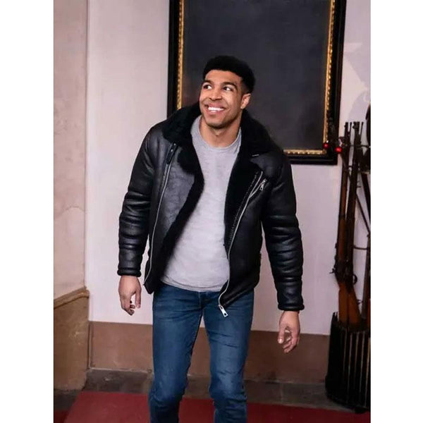 12 Dates of Christmas Chad Savage Leather Jacket