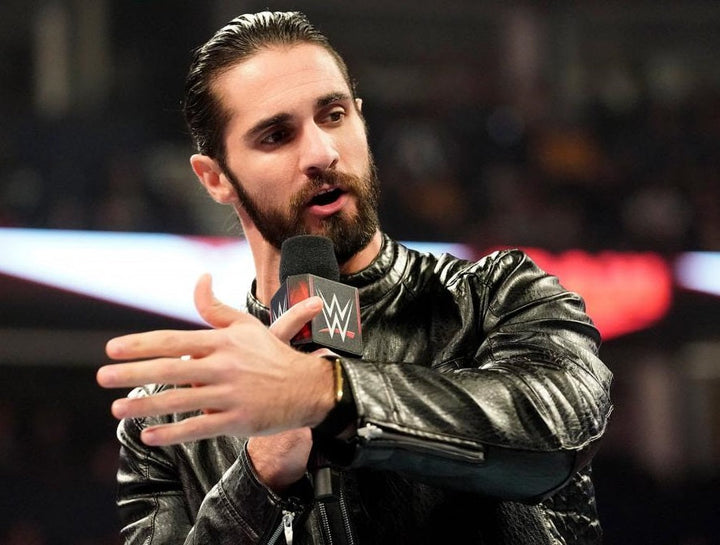 Stylish WWE Seth Rollins Black Leather Jacket Inspired by Wrestling in USA