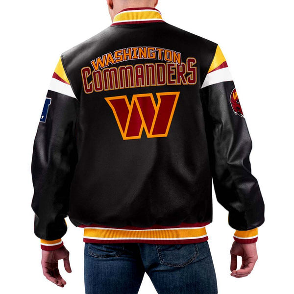 Shop NFL Multi Washington Leather Jacket | NFL Leather Jacket For Men and Women