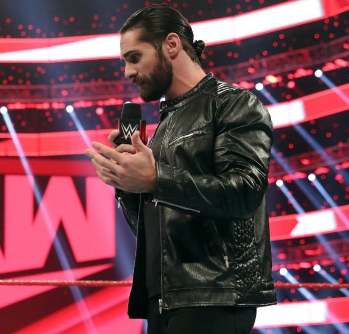 WWE Seth Rollins Black Leather Jacket for Wrestling Fans in USA