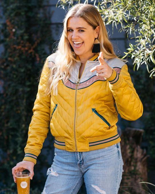 Yellow Rising Sun Jacket | Women Fashion Jacket