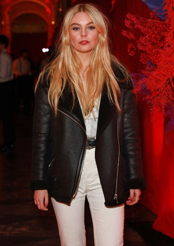 Nell Hudson at the Guardians of the Galaxy Shearling Leather