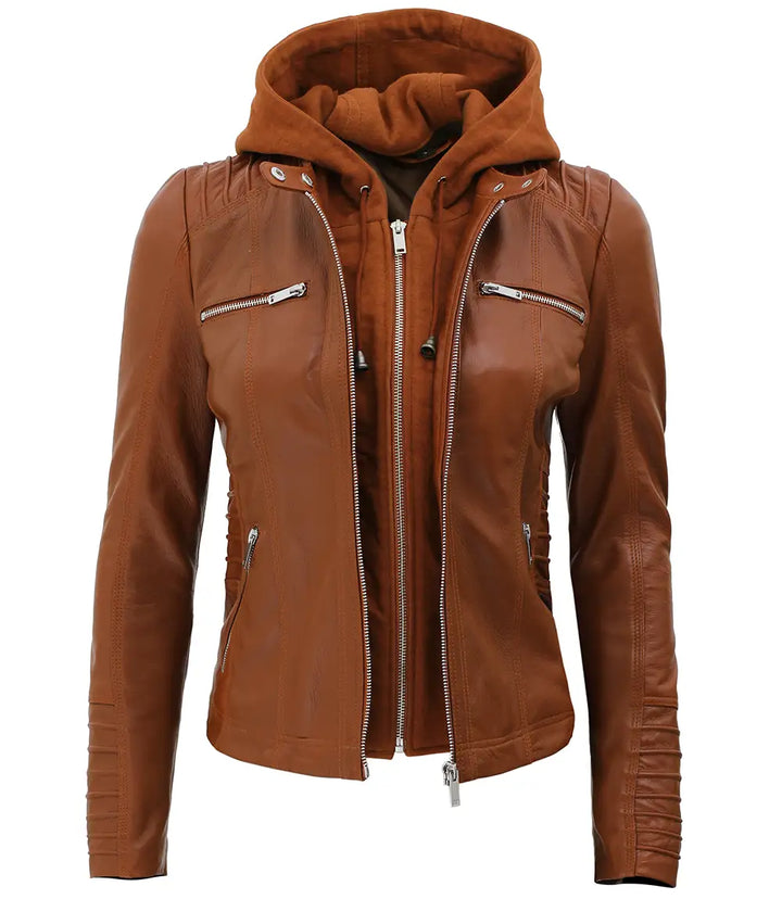 Waterproof Hooded Women's Outerwear
