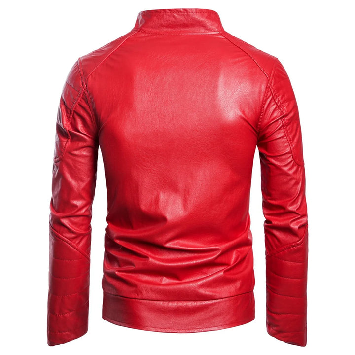 Men’s LA Knight black leather jacket WWE inspired in United state market