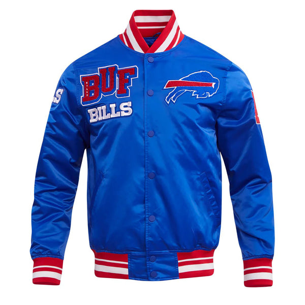 Buffalo Bills mashup men's rib satin jacket
