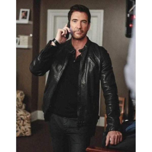STYLISH HOSTAGES DYLAN MCDERMOTT LEATHER JACKET