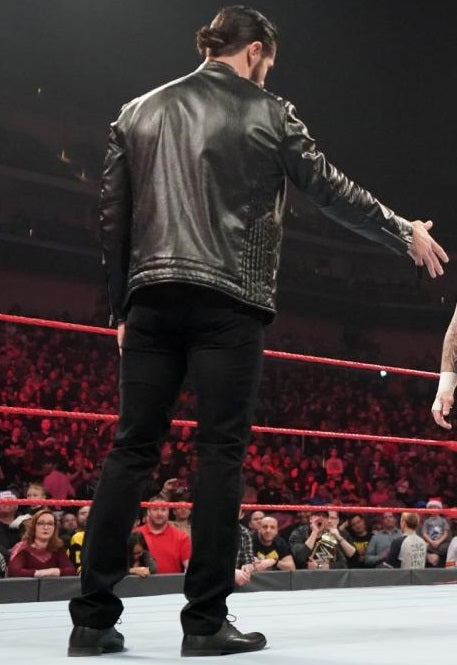 WWE Seth Rollins Leather Jacket for Wrestling Enthusiasts in USA