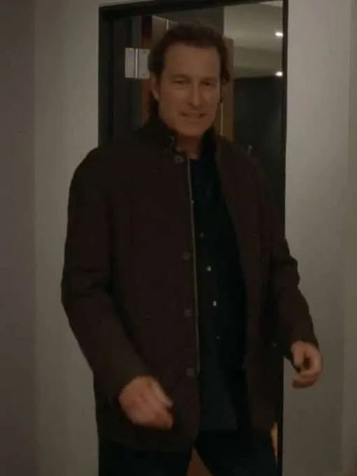 And Just Like That S02 Aidan Shaw Quilted Jacket in USA