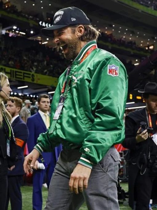 Bradley Cooper Super Bowl LIX Green Jacket