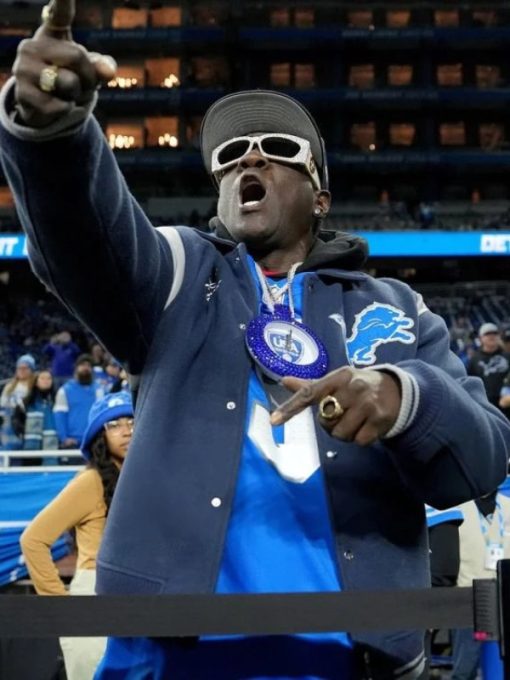 Flavor Flav Detroit Lions Bomber Jacket