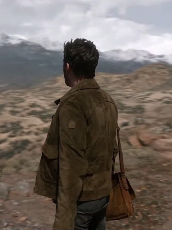 Ghosted 2023 Chris Evans brown outerwear