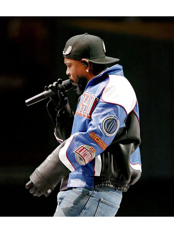 Stylish Kendrick Lamar concert jacket in black leather