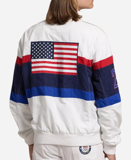 Chic Leather Jacket Worn by Lady Gaga for 2024 Olympics
