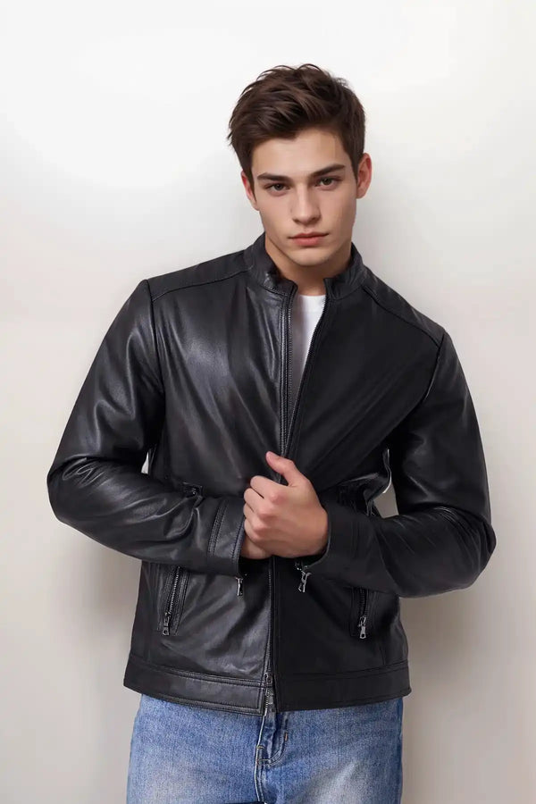 Club Night Classic Leather Jacket