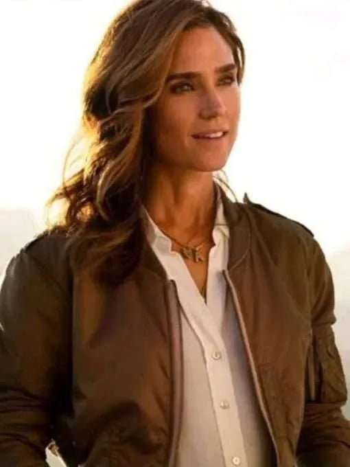 Top Gun Maverick Jennifer Connelly Brown Jacket