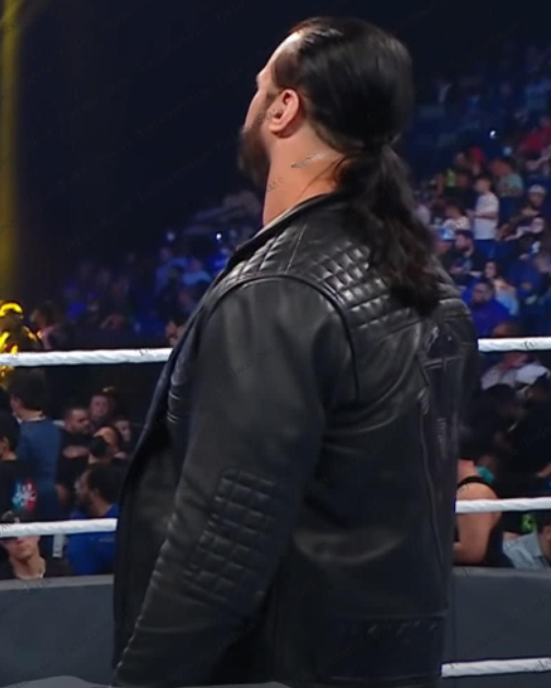 Drew McIntyre Smackdown Black Jacket for casual wear in USA