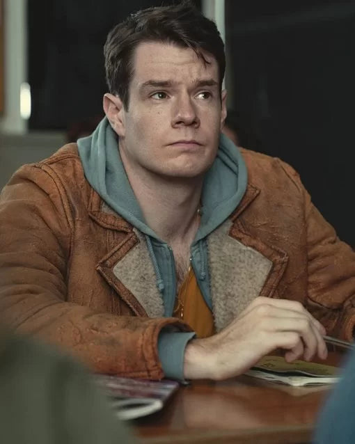 Classic brown outerwear inspired by Adam Groff