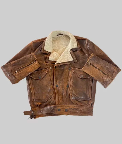 Retro brown jacket Adam Groff style