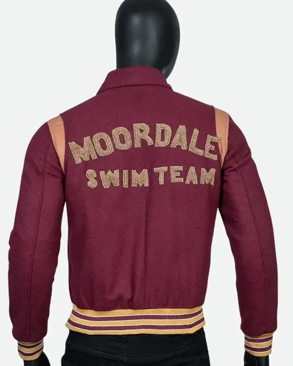 High school letterman jacket worn by Jackson in Sex Education