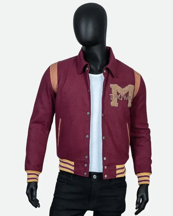 Jackson Marchetti varsity jacket from Sex Education series