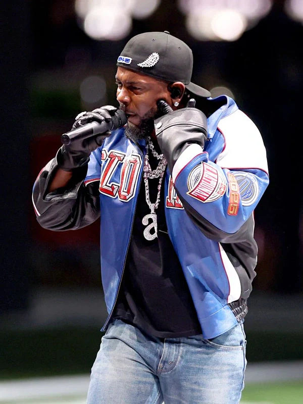 Stage-worn Kendrick Lamar black leather outerwear