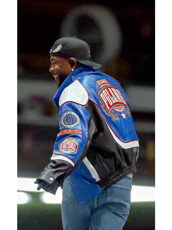 Super Bowl fashion Kendrick Lamar performance jacket