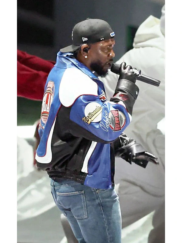 Hip-hop style leather jacket Kendrick Lamar vibes