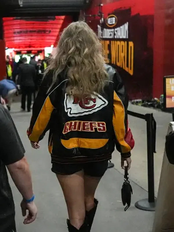 Women Kansas Chiefs Anya Taylor Joy Celebrity Leather Jackets USA