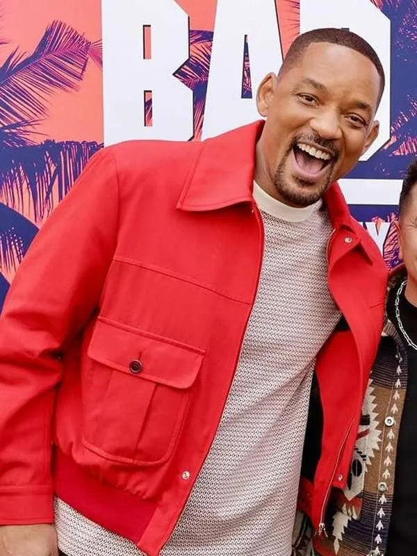 Iconic red jacket worn by Will Smith in Bad Boys: Ride or Die in USA