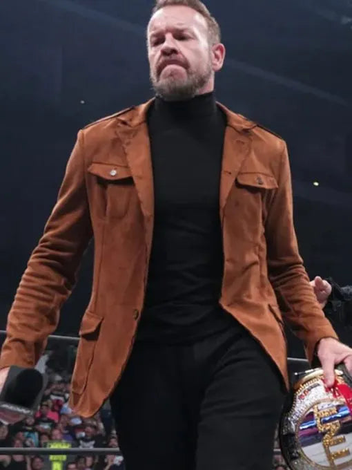 Christian Cage AEW Dynamite brown blazer in USA