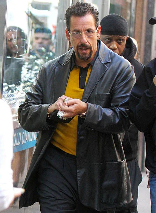 Stylish Leather Blazer Worn by Adam Sandler in German market