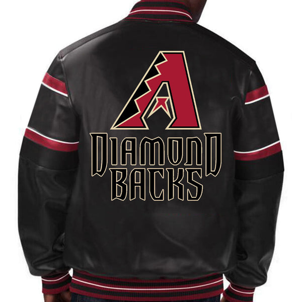 MLB Arizona Diamondbacks Leather Jacket