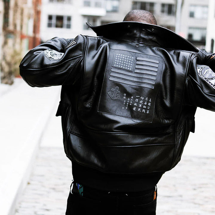 Stylish bomber jacket from Bogard by Mike B x Cockpit USA in France style