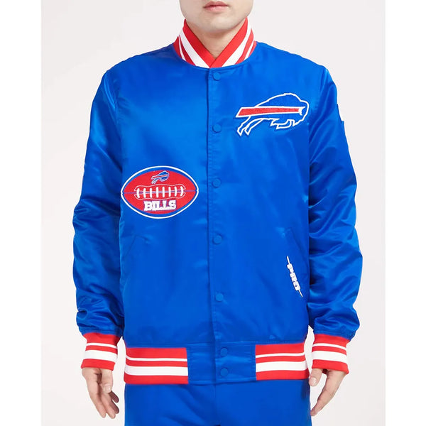 NFL Buffalo Bills Satin Jacket Men and Women