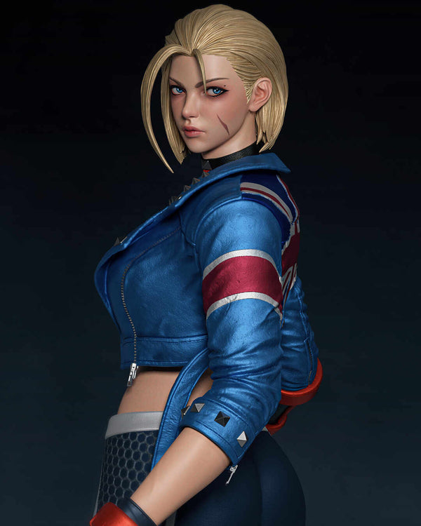 Street Fighter VI Cammy British Flag Cropped Jacket