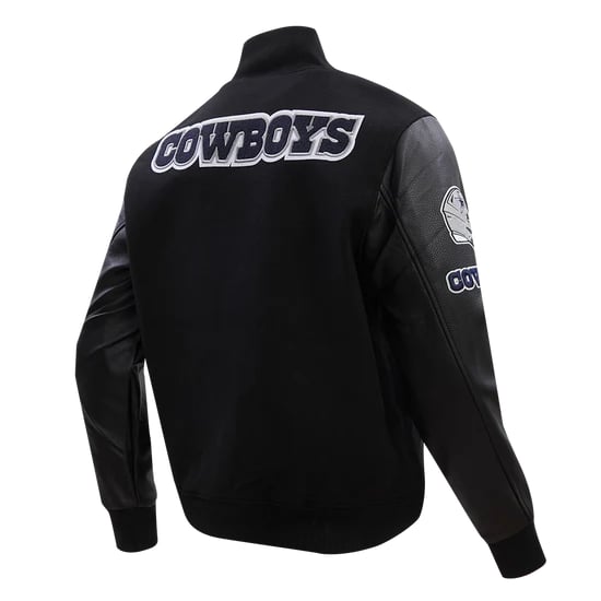 Vintage-inspired men's wool jacket showcasing Cowboys heritage
