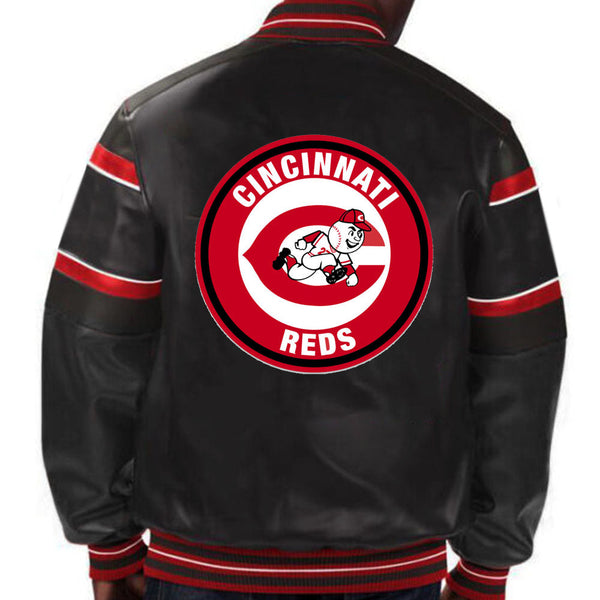 MLB Cincinnati Reds Leather Jacket