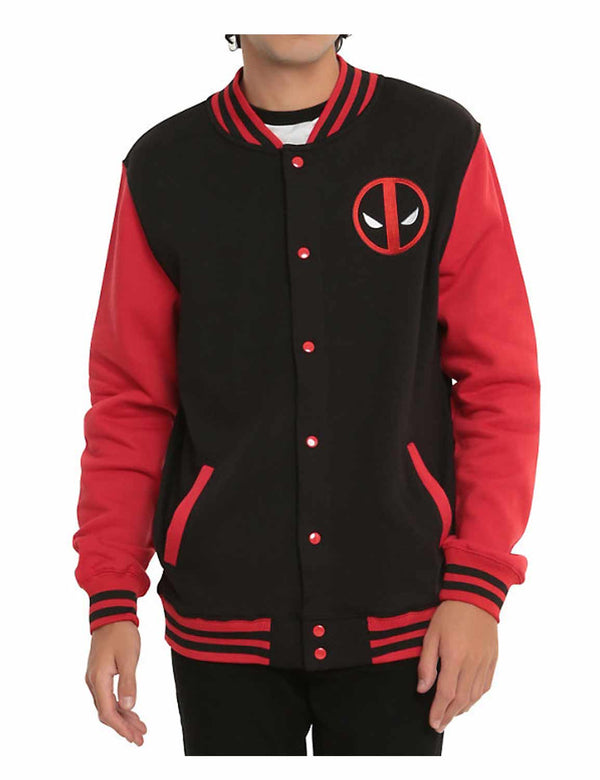 Shop Deadpool Varsity Jacket