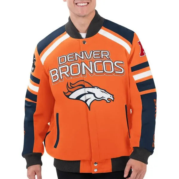 NFL Denver Broncos Cotton Jacket Men and Women