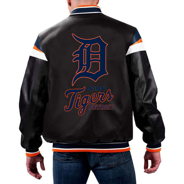 MLB Detroit Tigers leather jacket in USA 