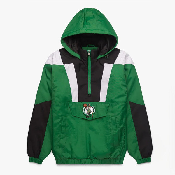 Shop NBA Boston Celtics Pullover Half-Zip Jacket