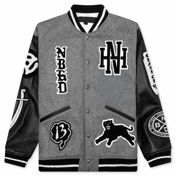 STADIUM JACKET - GREY