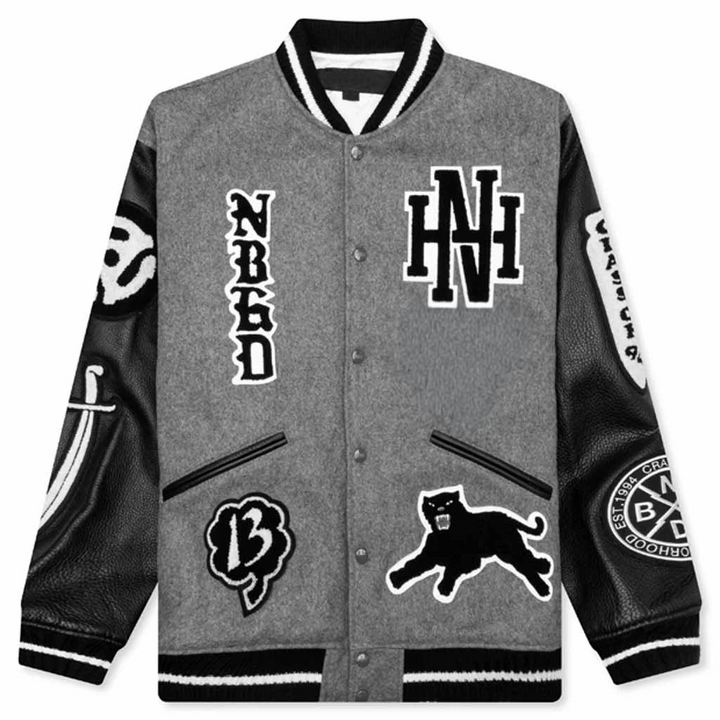 STADIUM JACKET - GREY