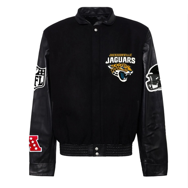 Jacksonville Jaguars Wool & Leather Varsity Jacket