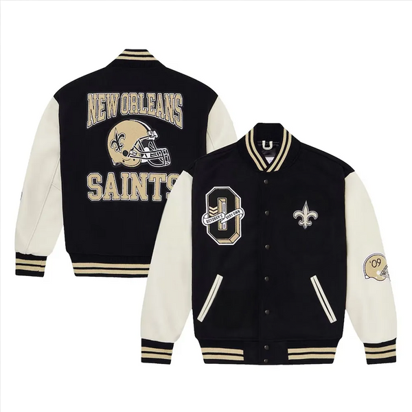 NFL New Orleans Saints Wool Jacket Men and Women