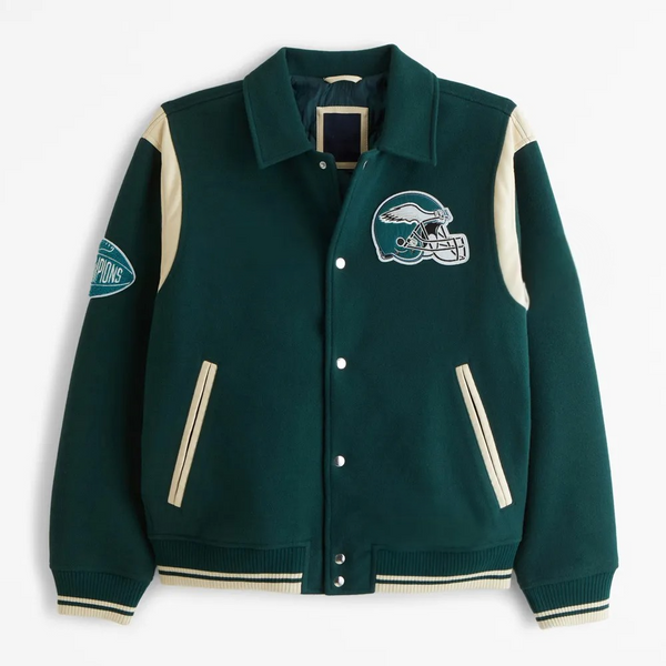 Fly Eagles Fly Philadelphia Eagles varsity jacket


